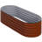 Outdoor metal raised planting box with safety edge-320737461-320737458
