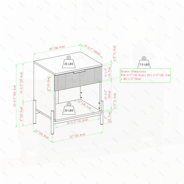 Dimensions du produit