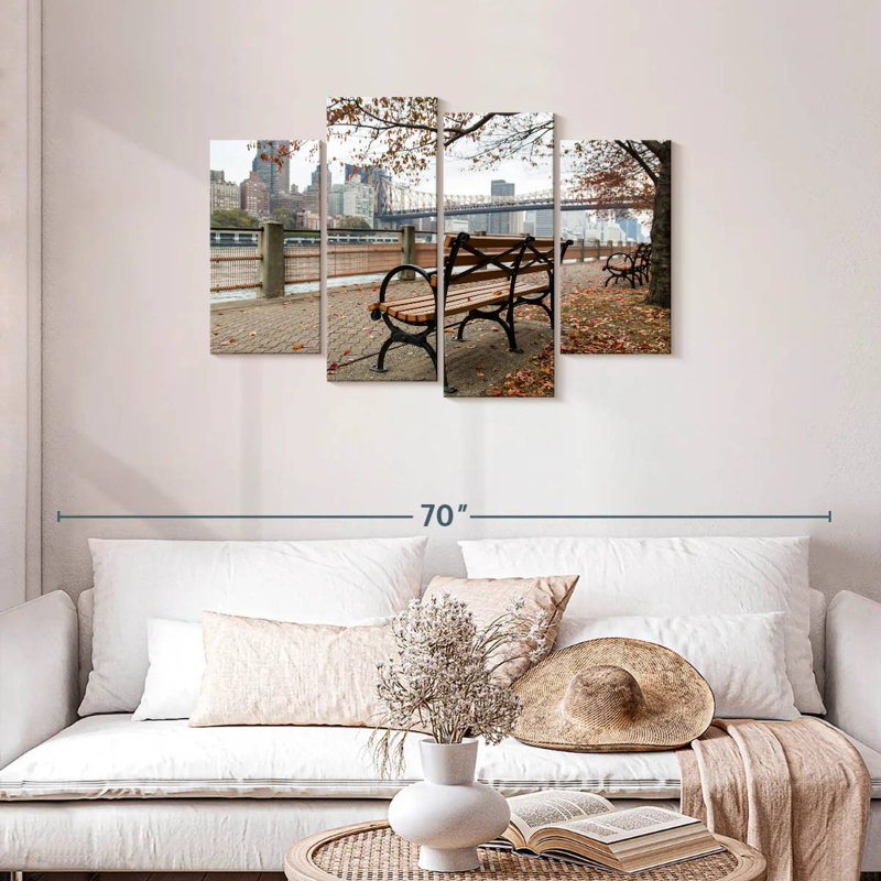 Sireci NYC Park Bench, 27" H x 43" W