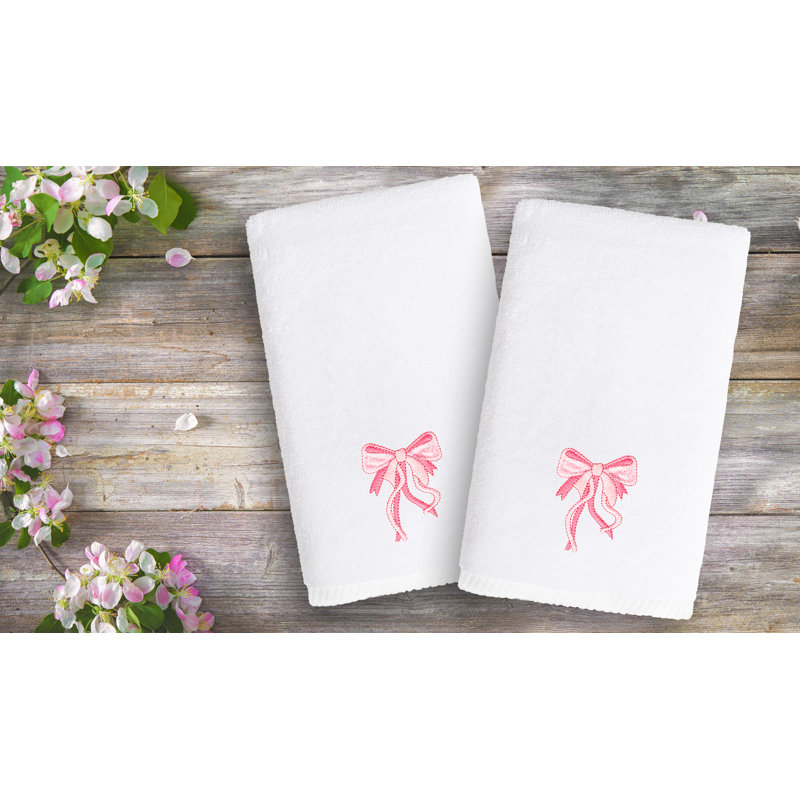  Turkish Cotton Hand Towel, Pink