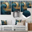 - Décoration murale abstraite spirales en métal-99556936