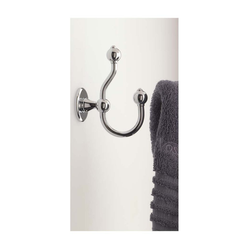 Single Robe Hook, Polished Chrome