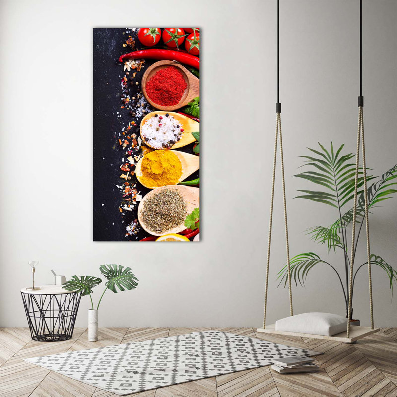 Red Flowers - Wrapped Canvas Print