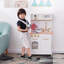 Little Chef Boston Wooden Play Kitchen, White/Gold