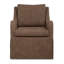 Chaise pivotante à fines rayures Uttermost Luisa