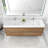 72'' Double Bathroom Vanity with Acrylic Top-2046926155