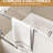 60" W X 57" H Soft-close Double Sliding Shower Door With Finish, 1/4" Thick Tempered Glass, Dual Stainless Steel Handles, , Reversible For Space - Saving Bathroom Designs, Leakproof Design Magnetic