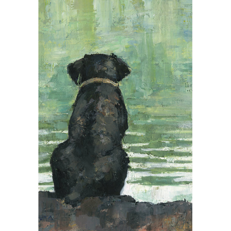 Let Me Swim - Wrapped Canvas Painting, 30 cm H x 20 cm W