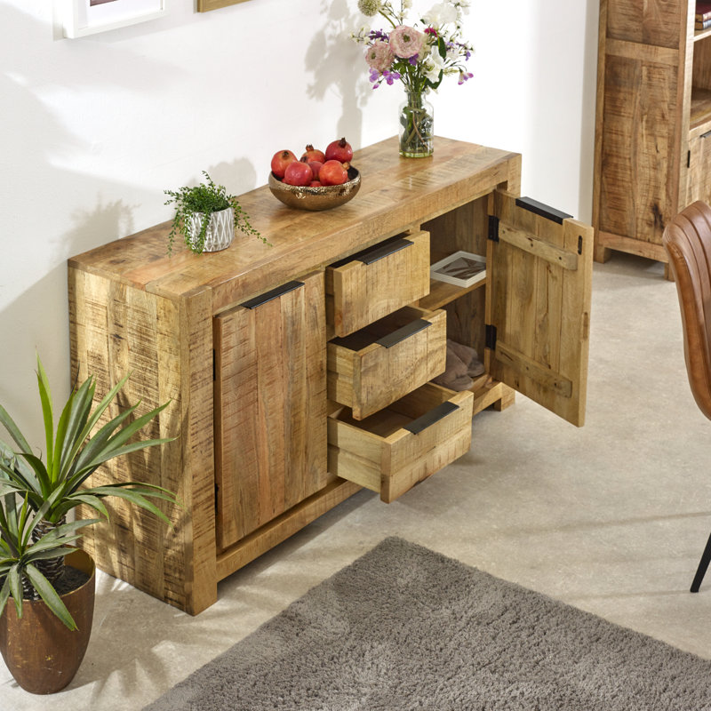 Henryson 145cm Solid Wood Sideboard