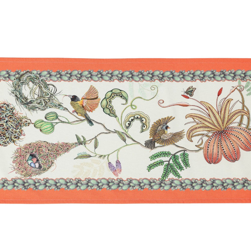 Thanda Nests Table Runner, 94" L x 16" W, Parakeet