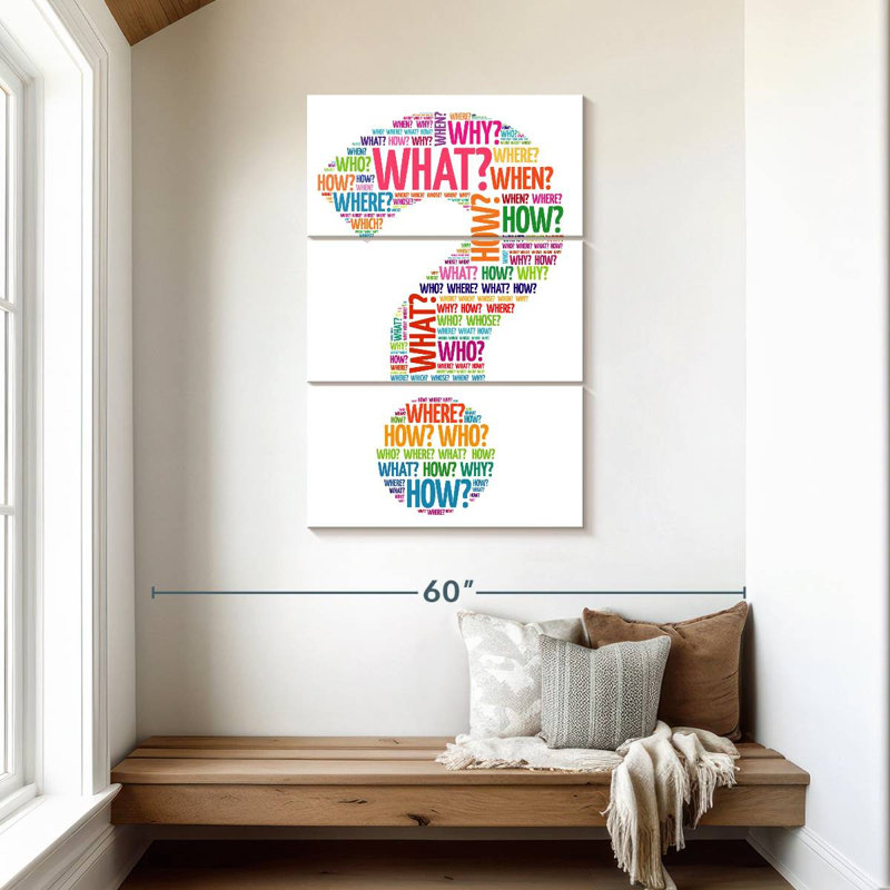 Keiri Question Mark, 45" H x 28" W