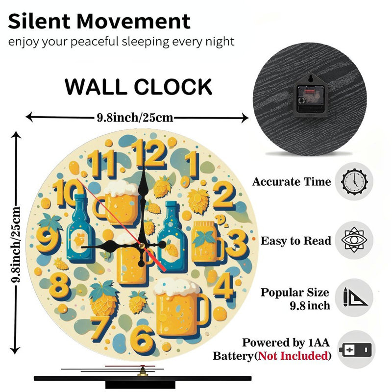 horloge à bière