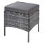6 - Person Wicker Patio Dining Set with Rectangular Table-1917028355