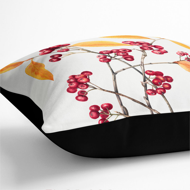Square Cushion, 40cm H x 40cm W x 15cm D, Black