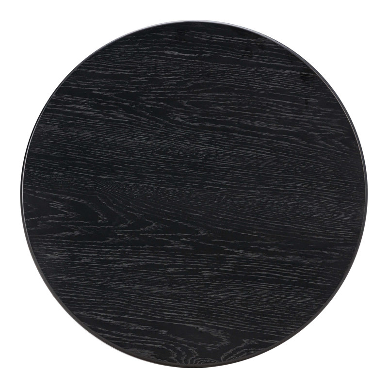 Diani Oak Wood Entry Table, Black