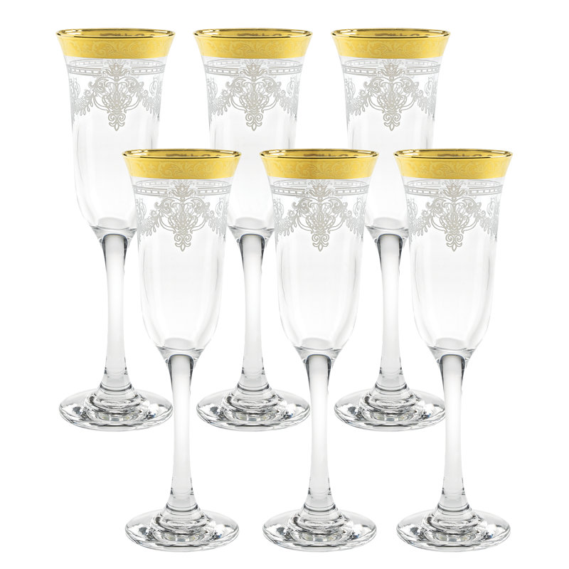Verre cannelé 9 oz., bleu