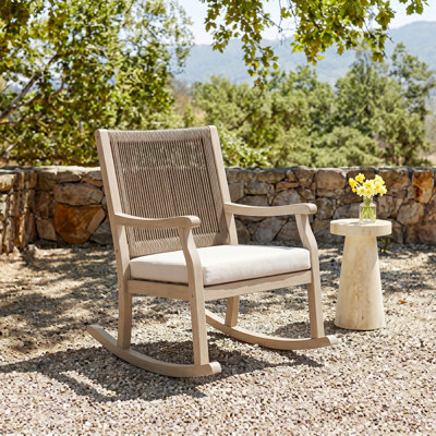 Chaise berçante d'extérieur Hans