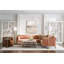 Leather Swivel Tufted Armchair-116635450