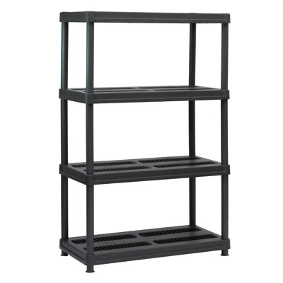 36 " W Plastic Adjustable Shelving Unit