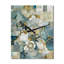 Marble Floral Design II - Horloge murale florale-1036241659