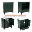 Meuble-lavabo 30 po avec lavabo style rétro, espace de rangement multifonctionnel, tablette de porte, porte à fermeture en douceur