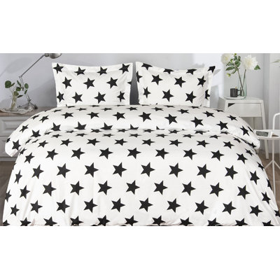 Kids Bedding Set - Brushed Microfiber Striped Reversible Duvet Cover with Zipper Closure, Super Soft Printed Comforter Set Includes Pillow Shams?