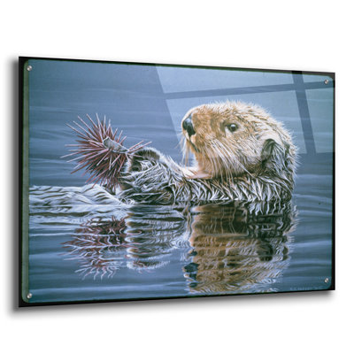 " Sea Otter With Urchin " by Ron Parker