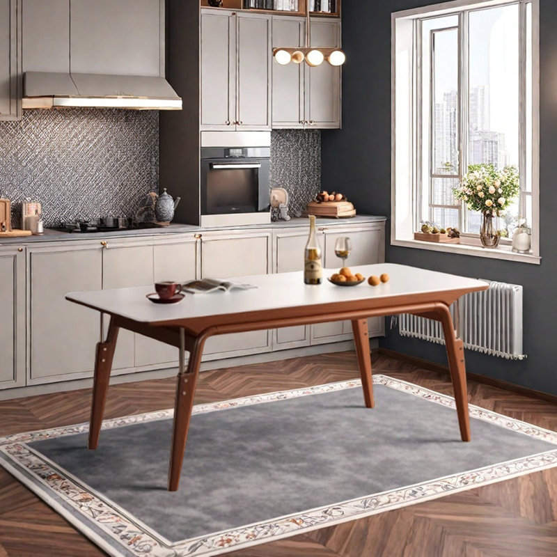 Exquisite Durable Multi-functional Household Table, Black, 29.52"H x 62.99"L x 31.49"W