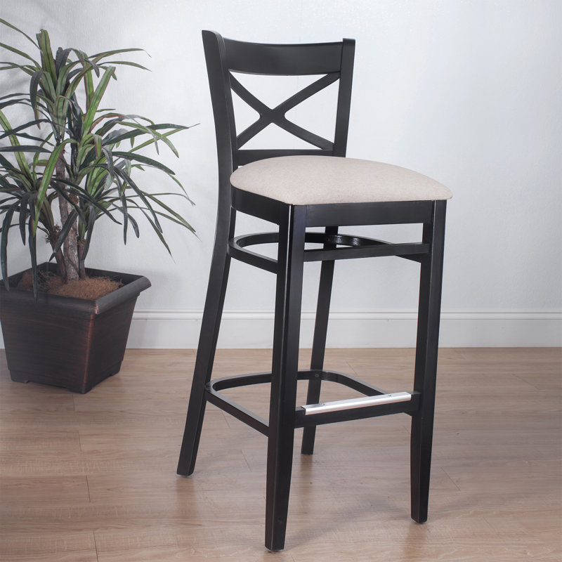Tabouret de bar 30 po Lieb, Acajou foncé