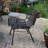 Powder Coated Steel Outdoor Lounge Chair