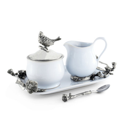 Song Bird Sugar And Creamer Set