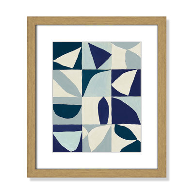 Hestia "Yellow Mayan I Blue Version" Print