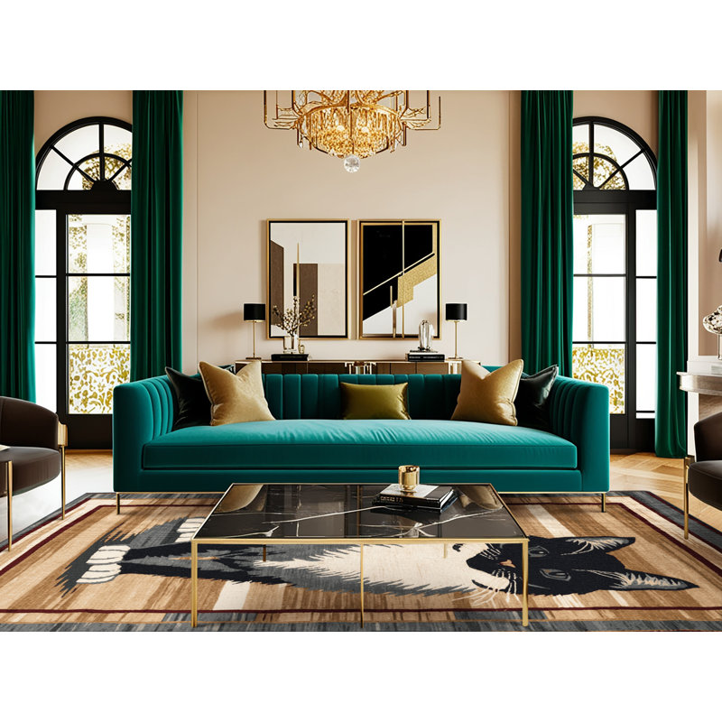  Tapis lavable Raas Cats, Tapis de couloir 2 pi x 4 pi