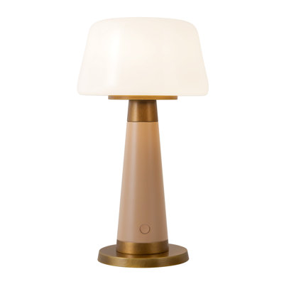 Clemence 11-in Pink dimmable LED Table Lamp