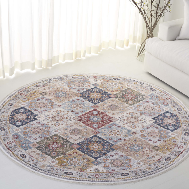 Ashington Oriental Rug, Round 6'7"