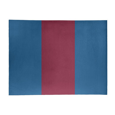 Tapis bleu à rayures de hockey national