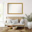 Townhouse Gold Non-Beveled Bathroom Wall Mirror-1016737492
