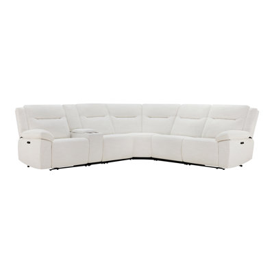 Jagger 6 - Piece Power Reclining Sectional with Cupholders, Storage & USB Ports