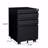 3-Drawer Mobile Filing Cabinet With Lock, Office Storage Filing Cabinet Of Legal/Letter Size