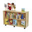 8 Compartment Manufactured Wood Book Display