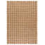 Tapis géométrique en jute tissé à la main-197909140
