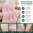 Cute Heart Pattern Throw Blanket, Lovely Heart Pattern, Ultra Soft, Lightweight, Breathable, All-Season, Skin-Friendly, Machine Washable, Decorative, for Sofa, Couch, Living Room and Bedroom-135665281