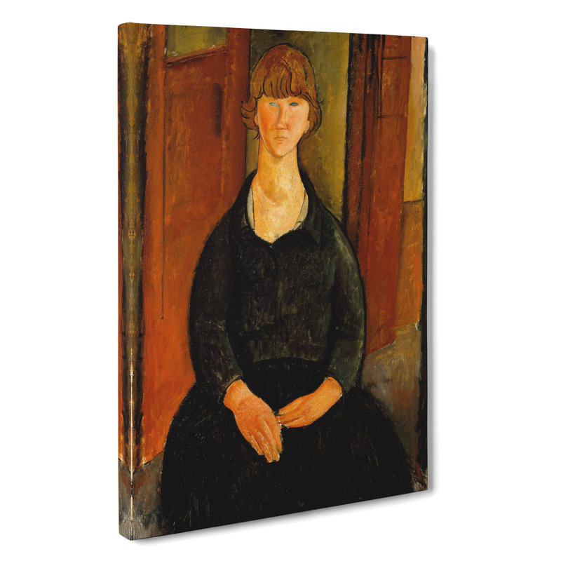 Flower Vendor by Amedeo Modigliani - Wrapped Canvas, 76cm H x 50cm W x 3cm D