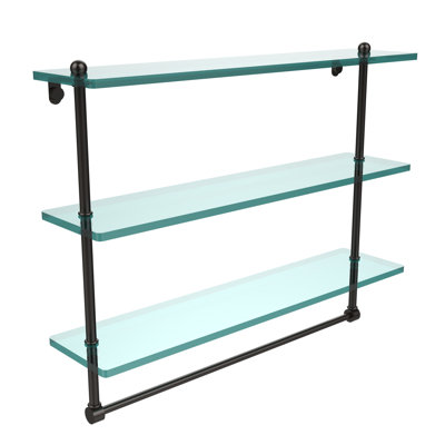 Gober 3 Piece Tiered Shelf with Towel Bar