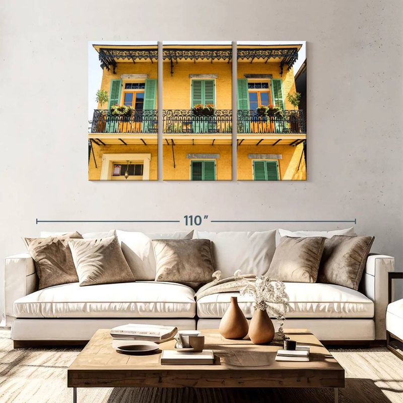 Sebbie French Quarter Inn Louisiana, 48" H x 74" W