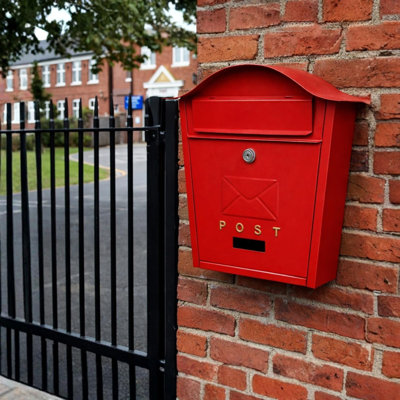 Iron Wall Mounted Post Box