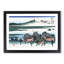 Ono Shindon in the Suraga Province by Katsushika Hokusai - Picture Frame Painting Print-55581313-55581314