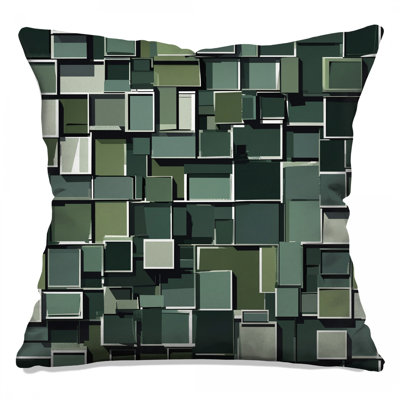 Coussins décoratifs rectangulaires verts Green Rectangle