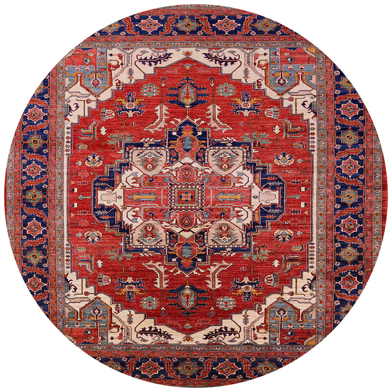 Oriental Indoor Rug, Round 6'