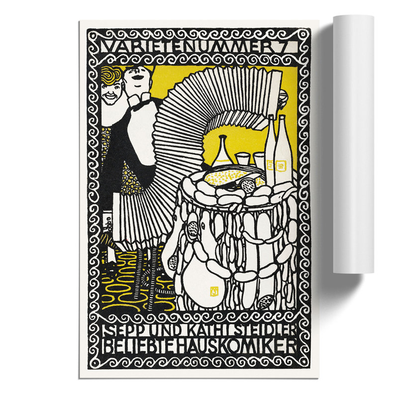 Sepp and Kathi Steidler by Moriz Jung - Frameless Print, 30cm H x 21cm W x 0.1cm D